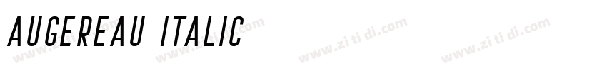 Augereau Italic字体转换